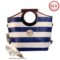 michael kors striped groot blauw clutches Allure Nederland 46vid408